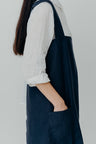 Block Smock Japanese Apron | Eco Friendly Textiles-4