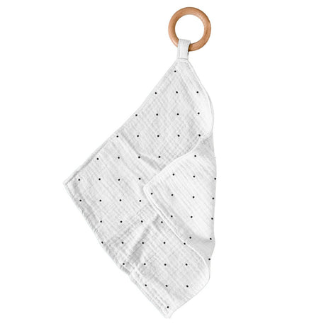 Black and White Polka Dot Newcastle Teether-0