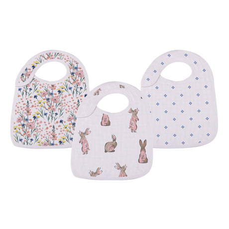 Wildflowers Snap Bibs Set of 3-1