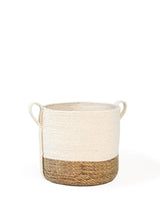 Savar Basket with Handles | Raw Jute & Seagrass KORISSA