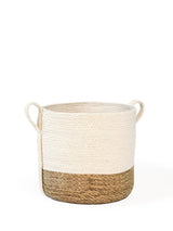 Savar Basket with Handles | Raw Jute & Seagrass KORISSA