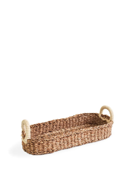 Savar Bread Basket with White Handle KORISSA