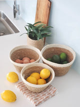 Savar Plant Bowl (Set of 3) | Seagrass & Jute KORISSA