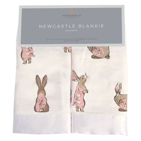 Security Blanket 2PK | Bamboo Fabric - Bunnies Newcastle Classics