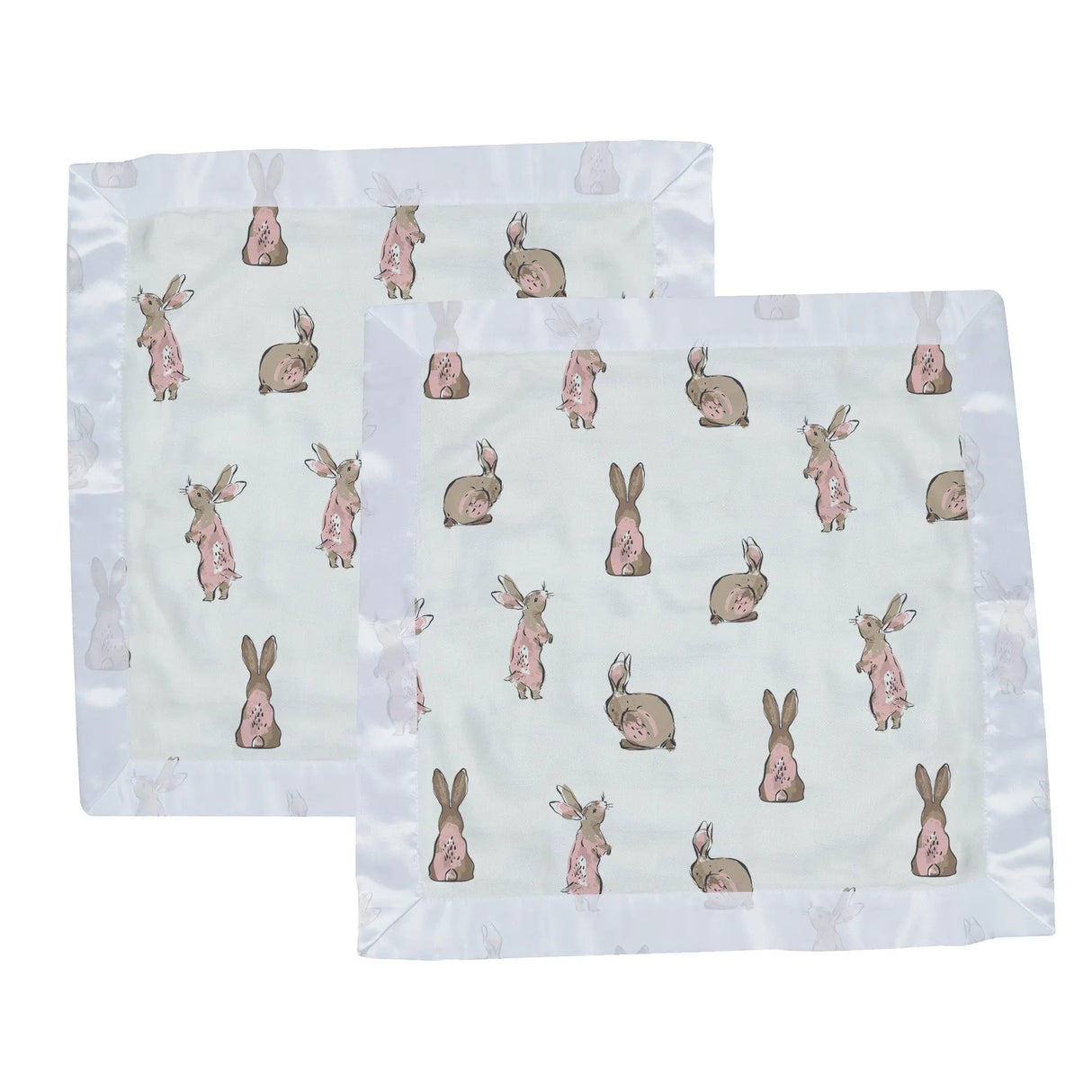 Security Blanket 2PK | Bamboo Fabric - Bunnies Newcastle Classics