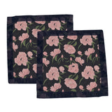 Security Blanket 2PK | Bamboo Fabric - Peonies Newcastle Classics