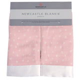 Security Blanket 2PK | Bamboo Fabric - Polka Dot Pink Newcastle Classics