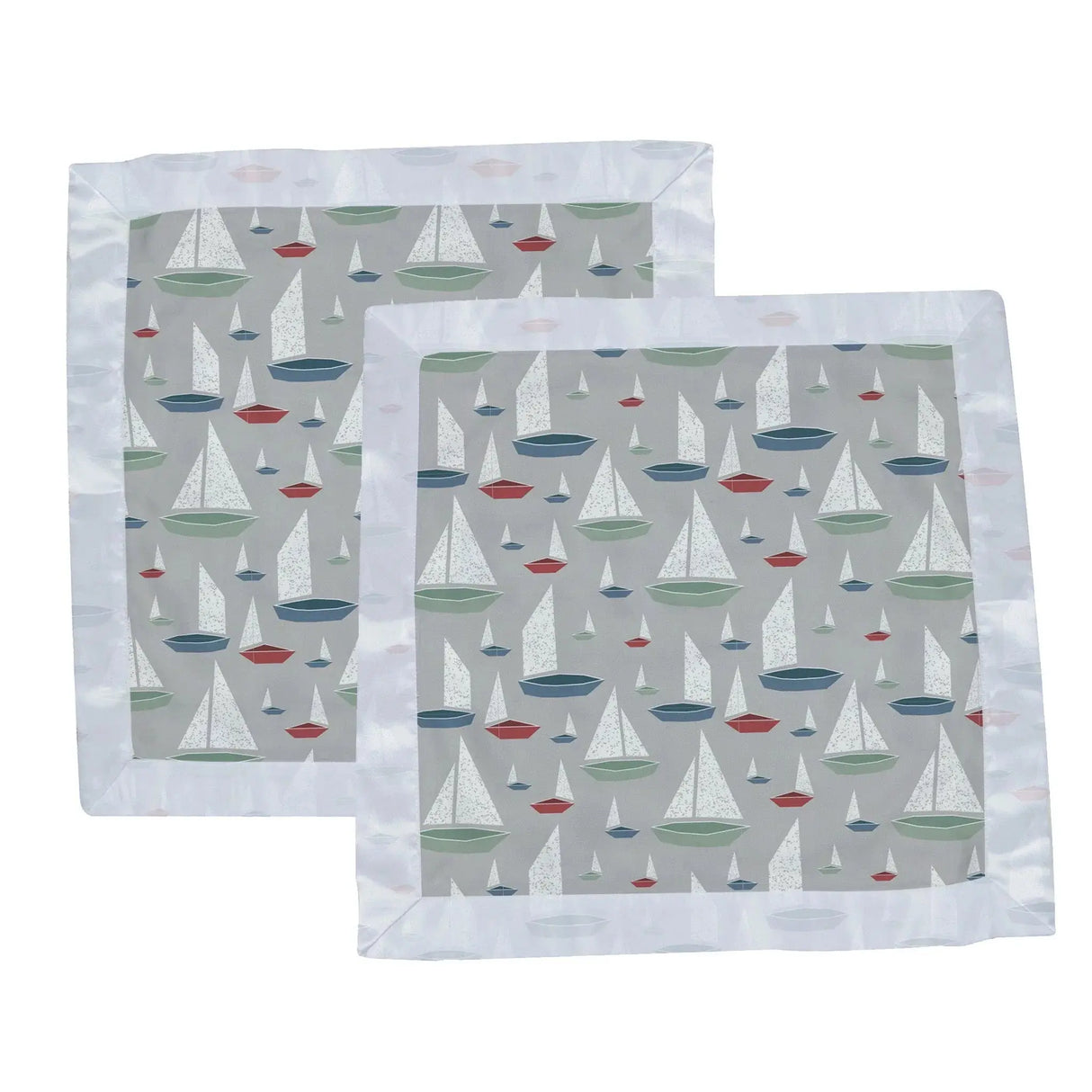 Security Blanket 2PK | Bamboo Fabric - Sailboats Newcastle Classics