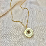 Shell Casing Pendant Necklace Cambodian Artisans