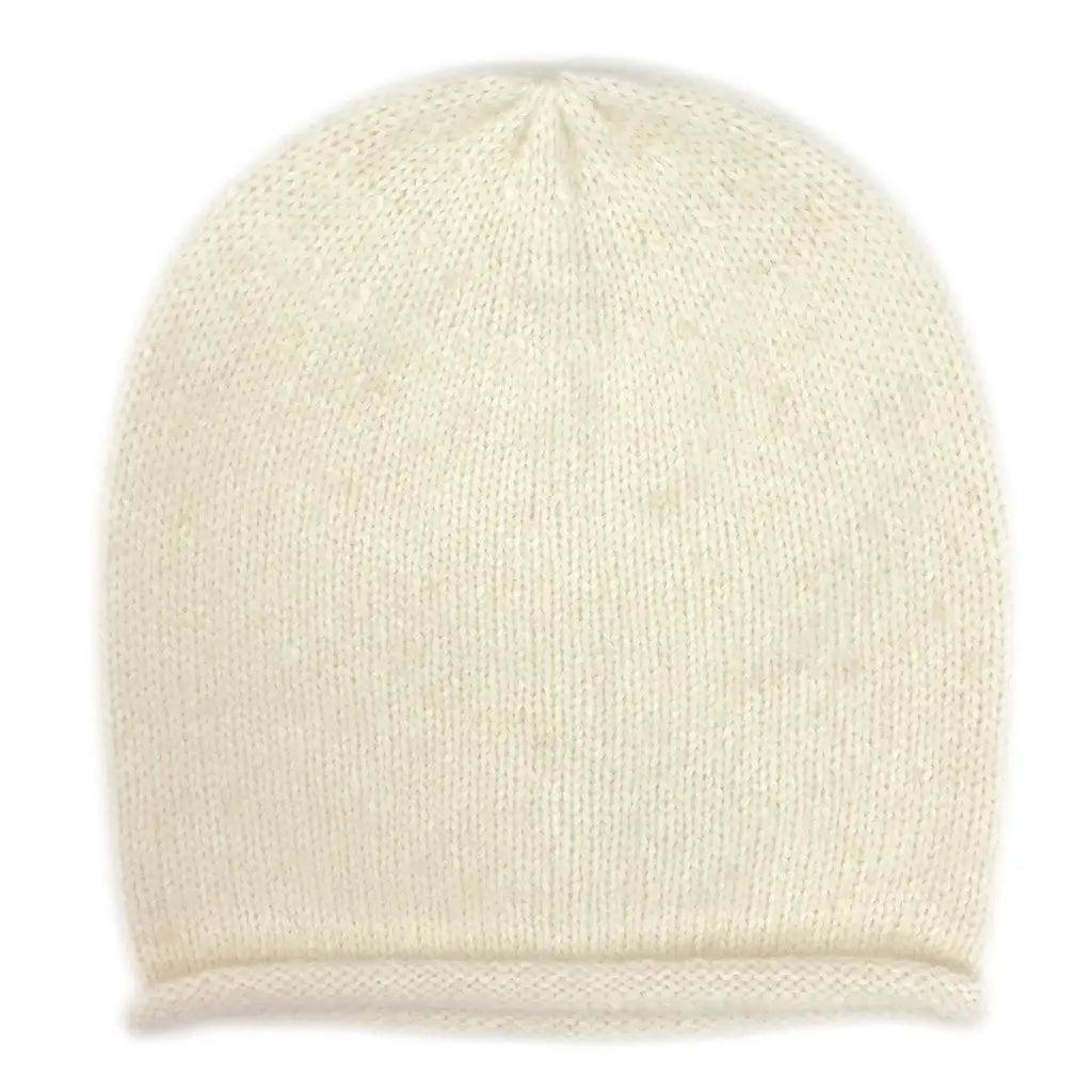 Snow Essential Knit Alpaca Beanie | Ethical Style SLATE + SALT