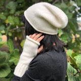 Snow Essential Knit Alpaca Beanie | Ethical Style SLATE + SALT