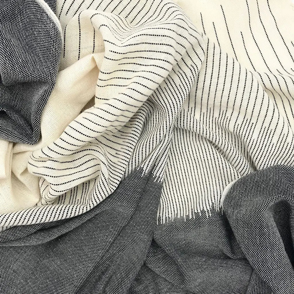 Striped Organic Cotton Scarf | Ethical Style SLATE + SALT