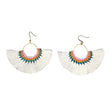 Tassel Fan Earrings Hmong Tribe