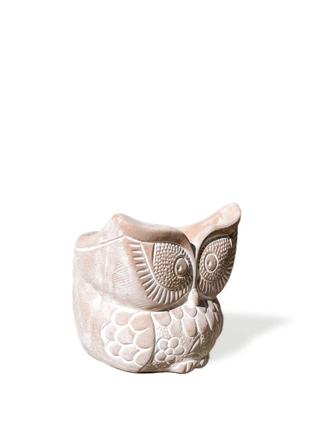 Terracotta Pot - Big Eye Owl KORISSA