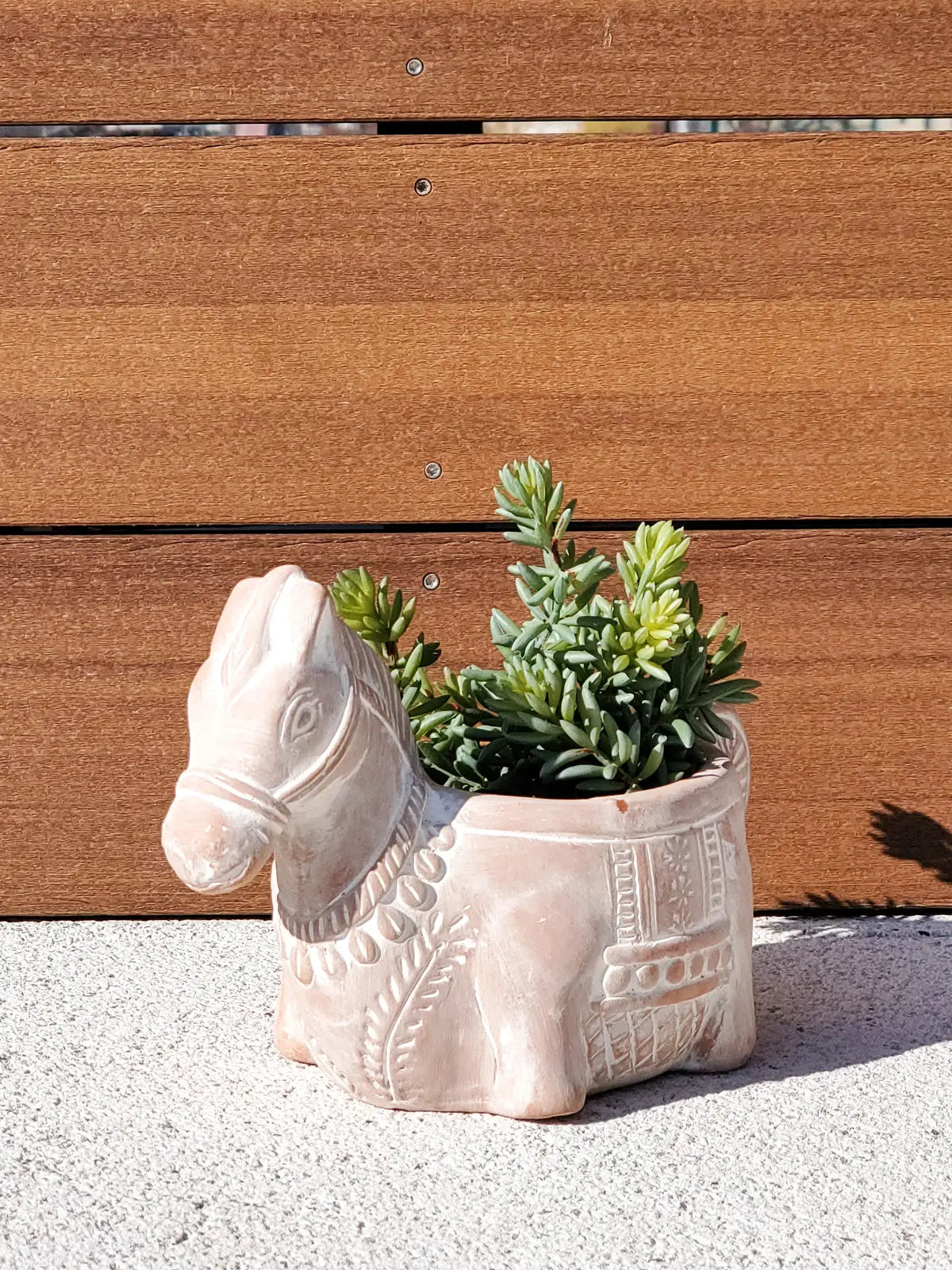 Terracotta Pot - Horse KORISSA