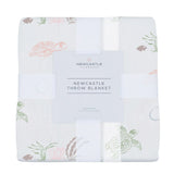 Throw Blanket | Bamboo Muslin - Turtles Newcastle Classics