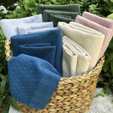 Turkish Towel Bundle Set of 3 | 100% Natural Fibers SLATE + SALT