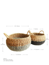 Ula Floor Basket - Black KORISSA