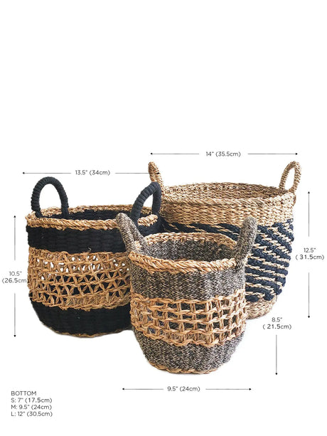 Ula Mesh Basket - Black KORISSA