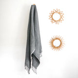 Waffle Weave Turkish Towel | 100% Natural Fibers SLATE + SALT