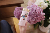 Ceramic Travel Mug | Hummingbird - Hand Painted (12 oz) -11