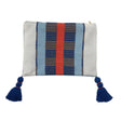 White Striped Backstrap Clutch Mayan Artisans