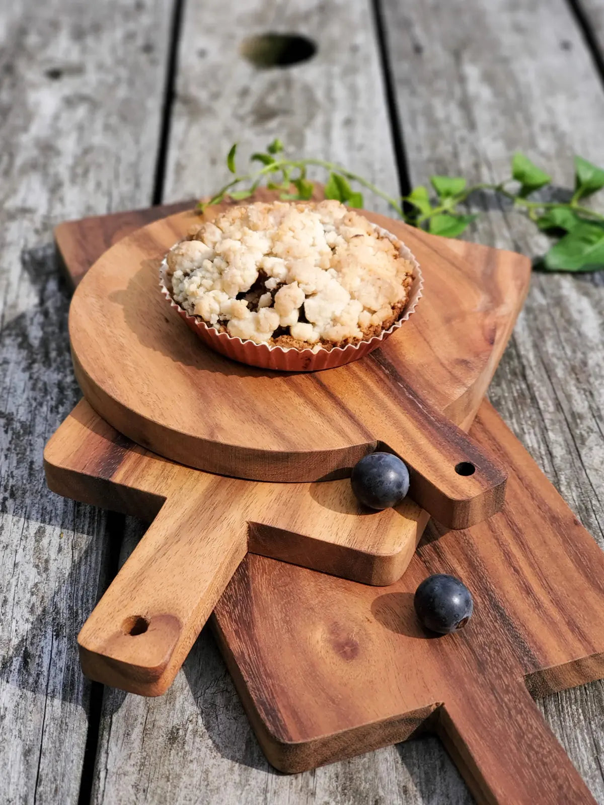 Wooden Round Serving Board - Small KORISSA