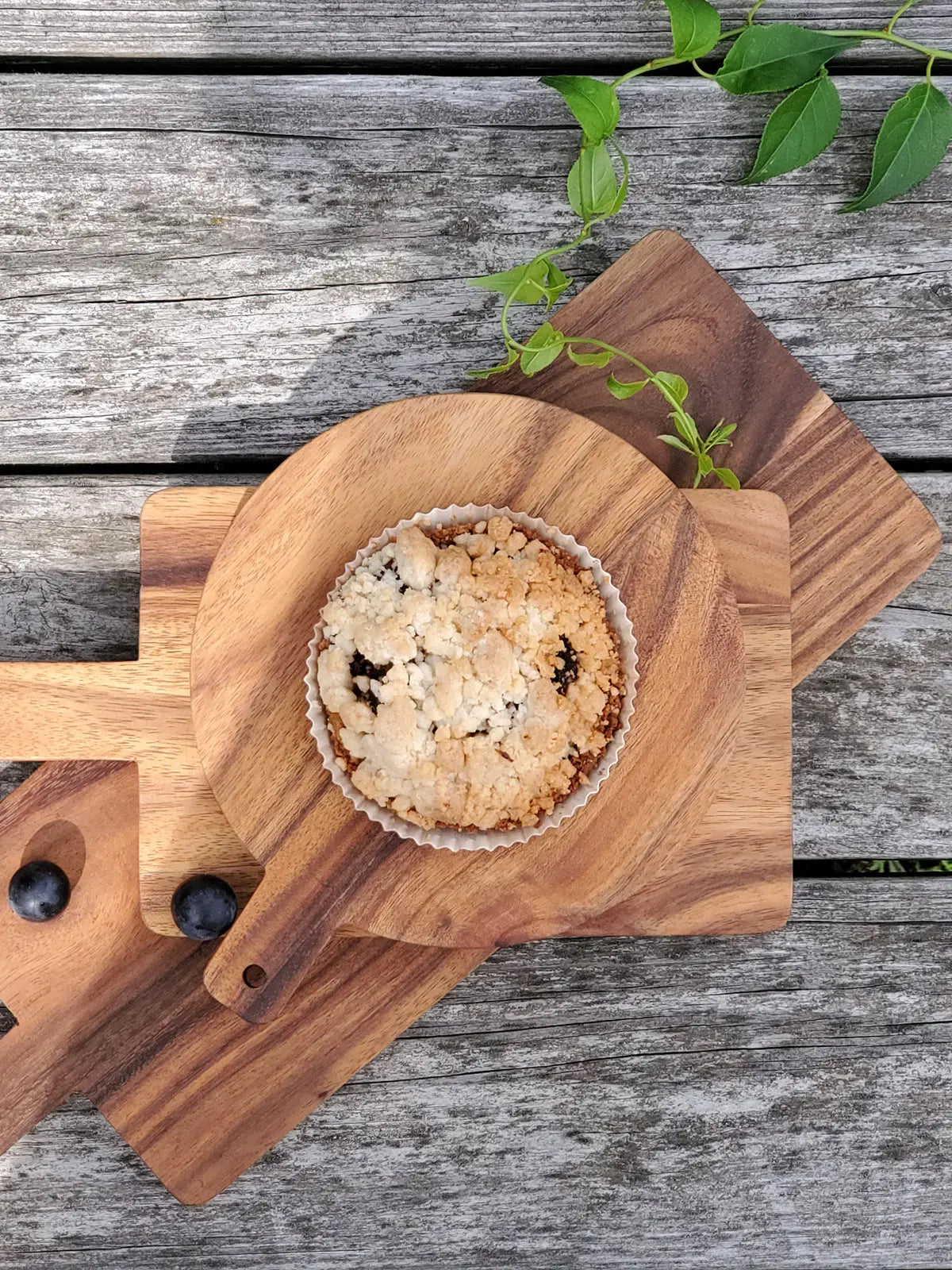 Wooden Round Serving Board - Small KORISSA