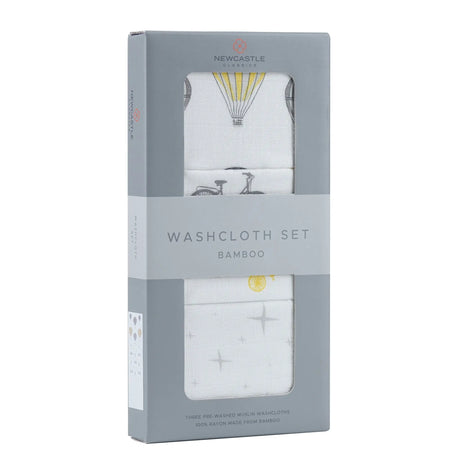 World Traveler Bamboo Washcloth Set 3PK Newcastle Classics