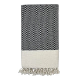 Ziggy Turkish Towel | 100% Natural Fibers SLATE + SALT