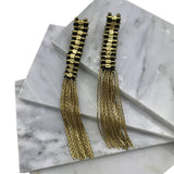 Earrings | Temple Tassel - Handmade-3