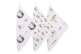 Washcloth 3PK | Bamboo Muslin - On The Savannah -1