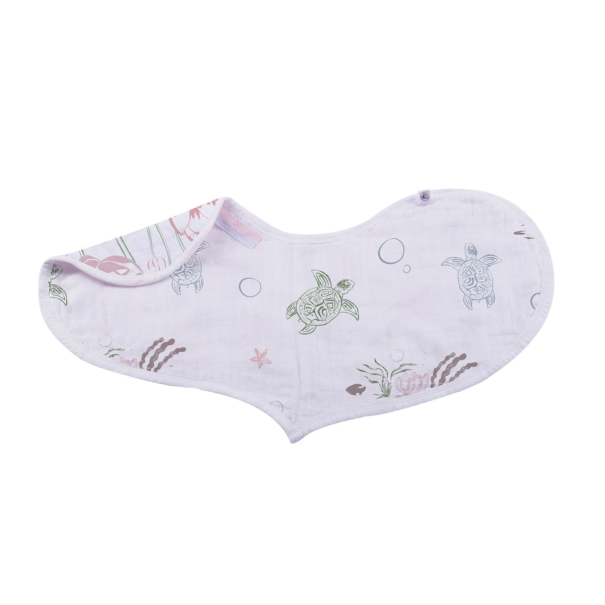 Under The Sea Bamboo Heart Bib 2PK-4