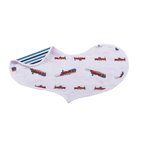 Heart Bib 2PK | Bamboo Muslin - Ultimate Road Trip -4