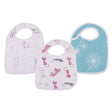 Dandelions Bamboo Muslin Snap Bibs 3PK-1