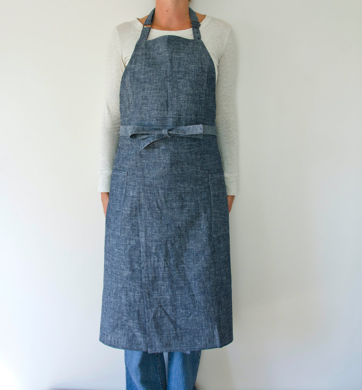 Split Leg Pottery Apron | Eco Friendly Textiles-14