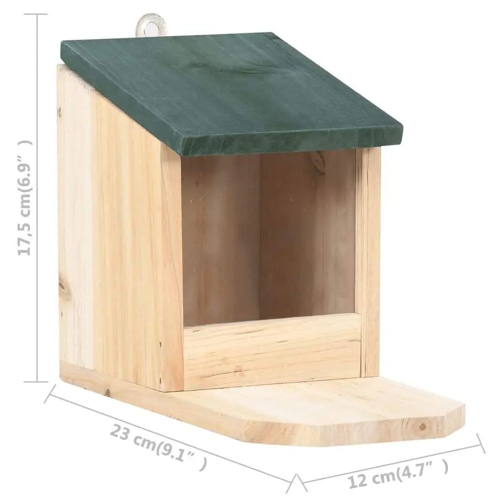 vidaXL Squirrel Houses 4 pcs Firwood vidaXL