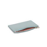 Light Blue Coin & Card Holder | Vegan Leather-2