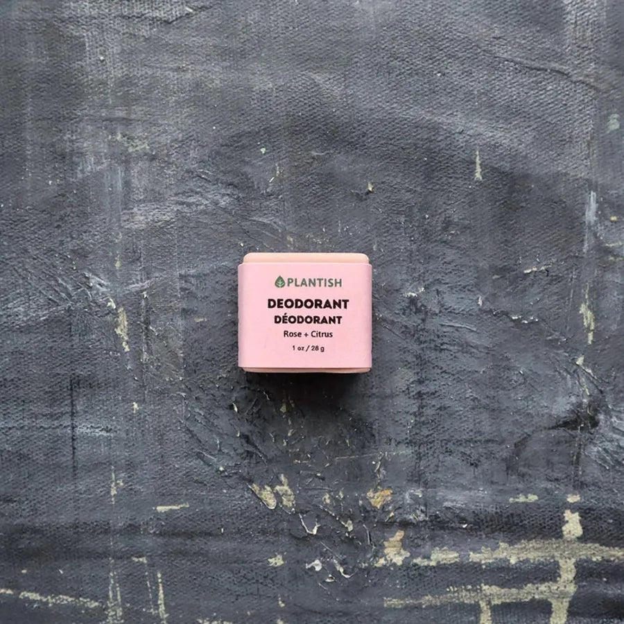 Zero Waste Deodorant Bar - Rose & Citrus-1